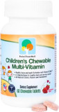 Tasty Chewable Kids Multivitamin, All-Natural Colors, Flavors & Sweeteners, Daily Essential Vitamins For Children, Easy-To-Chew Vitamins, Strawberry