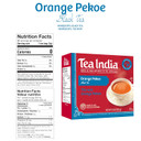 Tea India Orange Pekoe Black Tea Chai Flavorful Blend Of Black Tea & Natural Ingredients Strong Full-Bodied Traditional Indian Caffeinated Tea 80 Round Teabags