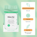 The Honey Pot Company - Anti-Itch Soothing Feminine Wipes - At Home Or On The Go Medicated For Temporary Relief Of Itching And Discomfort - Maximum Strength - 30 Ct