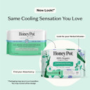 The Honey Pot Company - Herbal Everyday Panty Liners For Women - Infused W/Essential Oils For Cooling Effect & Organic Cotton Cover - Feminine Care - Fsa & Hsa Eligible - 30 Ct