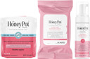 The Honey Pot Company - Postpartum Pads, Wash, & Wipe Bundle - Postpartum Essentials - 12Ct Pads, Witch Hazel Feminine Wash, 20Ct Witch Hazel Feminine & Hemorrhoid Wipes