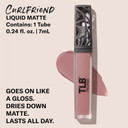 The Lip Bar - Nonstop Liquid Matte Lipstick, Naturalista (Soft Brown) - High Pigment - One Swipe - Long Lasting - Jojoba Oil & Vitamin E - Vegan & Cruelty Free - Makeup & Cosmetics - .24 Fl Oz