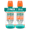 Therabreath Plaque Control Pre-Brush Oral Rinse, Refreshing Mint Flavor, Antigingivitis And Antiplaque Rinse, Dentist Formulated, Alcohol Free, 16 Fl Oz