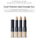 Thesaem Cover Perfection Ideal Concealer Duo (#2 Rich Beige) | Dual Type Full Coverage Concealer, High Adherence, High Pigment, No Clumping, Crease-Proof