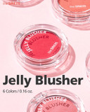 Thesaem Jelly Blusher Or01 Dazzling Orange - Velvety Finish Soft Jelly Powder Cheek - Easy Blending Formula- Lightweight, Smooth, Natural Buildable Blusher