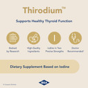 Thirodium - Thyroid Support Supplement - 100Mcg Iodine (Sodium Iodate) - 30 Soft-Gel Capsules For Increased Absorption - Gluten-Free, Lactose-Free, Sugar-Free, Non-Gmo