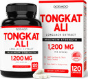 Tongkat Ali For Men (Longjack) Eurycoma Longifolia Extract 1200Mg Per Serving, 120 Capsules - Longjack Tongkat Ali For Men'S Health & Vitality Support - Third Party Tested, Usa Made & Non-Gmo