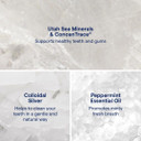 Trace Minerals | Concentrace® Mineral Mouth Rinse | Gentle Mouth Rinse, Fresh Breath | Alcohol Free, Certified Vegan, Gluten Free, Non-Gmo | Mint | 10 Oz