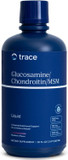 Trace Minerals Glucosamine/Chondroitin/Msm - Liquid Supplement Aids Body Mineral Health - Support For Bone Strength & Joint Health - Mobility Support Supplement - Natural Blueberry Flavor, 32 Fl Oz