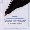 Trace Minerals Shilajit Resin 500Mg - Powder Supplement For Brain & Digestive Health - Mineral Supplement To Aid Immune Health & Daily Energy - Formula With Fulvic Acid - 30G (About 60 Servings)