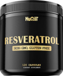 Trans Resveratrol 1000Mg Supplement - Impressive Benefits For Immune System, Energy Production & Heart Health Support - 120 Vegan Capsules For 2 Months