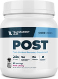 Transparent Labs Post - Post-Workout Recovery Muscle Builder With L-Glutamine, Beta-Alanine And Betapure Betaine Anhydrous For Muscle Recovery And Muscle Building - 30 Servings, Black Cherry