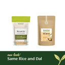 Banyan Botanicals Rice And Dal  Pre-Blended Organic Yellow Mung Dal And Organic Basmati Rice For Kitchari  Easy Food For Cleansing And Digestion  1.1 Lbs.  Non-Gmo Sustainably Sourced Vegan