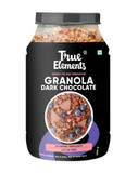 True Elements Chocolate Granola 31.74 Oz - With Dark Chocolate, Almonds & Cranberries | Granola For Breakfast | Healthy Food | 100% Whole Grain Cereal