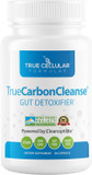 Truecarboncleanse - Perfect Gut Detoxifier & Binder - Advanced Formula With Organic Bamboo Activated Charcoal Capsules - 60 Capsules - Vegan, Non Gmo, Gluten Free, Soy Free, Non-Toxic Certified