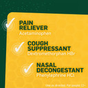 Tukol Honey Multi-Symptom Cold & Flu Medicine For Adults - Daytime Cough Suppressant, Sore Throat Relief, Nasal Congestion, Fever Reducer, Chest Congestion Relief, Ages 12+, 4 Fl Oz