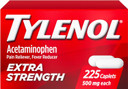 Tylenol Extra Strength Pain Reliever And Fever Reducer Caplets, 500 Mg Acetaminophen, Pain Relief Pills For Headache, Backache, Toothache And Minor Arthritis Pain Relief, 200 Count
