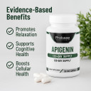 Ultimate Apigenin Capsules 50Mg - Non-Gmo, Vegan, Gluten Free - 4 Month Supply - Herbal Relaxation Support Formula