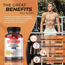 Ultra Test Capsule 12 In 1 Complex With L-Arginine, Fadogia Agrestis, Tribulus Terrestris, Maca Root, Beetroot, L-Citrulline, Creatine - Usa Made (90-Day Supply)