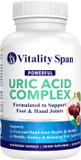 Uric Acid Cleanse With Turmeric, Tart Cherry, Chanca Piedra, Celery Seed, Milk Thistle, Bromelain, For Men And Women, 60 Vegetarian Capsules, Made In Usa