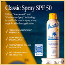 Vacation Classic Sunscreen Spray Spf 50 & Air Freshener Bundle, Water-Resistant, Lightweight, Transparent On All Skin Tones, Dermatologist-Tested, Vegan, 6 Fl. Oz