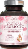 Vaginal Probiotics For Women - Vaginal Ph Flora Feminine Health Balance Support - 50 Billion Cfu Per Capsule, Odor Digestive Immune Support - Womens Probiotics Supplement With Cranberry - 60 Capsules