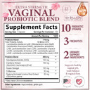 Vaginal Probiotics For Women - Vaginal Ph Flora Feminine Health Balance Support - 50 Billion Cfu Per Capsule, Odor Digestive Immune Support - Womens Probiotics Supplement With Cranberry - 60 Capsules