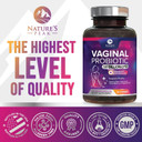 Vaginal Probiotics For Women Ph Balance With Prebiotics, 50 Billion Cfu, 10 Probiotic Strains, Cranberry, D-Mannose & Xos - Healthy Vaginal Odor & Flora, Ut & Feminine Digestive Health - 120 Capsules