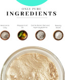 VanmanS - Tiny Mint And Bone Tooth Powder Toothpaste - Flouride-Free Whitening Tooth Powder With Cattle Bone Derived Hydroxyapatite, Bentonite Clay, Peppermint Oil - Remineralizing - 0.25 Oz