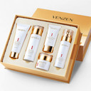 Venzen Six Peptide Conditioning Skin Care Balance Water Natural Moisture Toner Set Cleanser Hydro Emulsion Bb Cream 5 Pcs Gift Set 100G+120Ml+80Ml+50G+40G