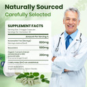 Vev Moringa Capsules With Turmeric & Resveratrol,Plant-Based Supplement For Immune Function Support, Skin Wellness & Daily Energy  Vegan, Gluten-Free, 180 Capsules