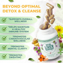 Vital Liver Support – 9-in-1 Herbal Wellness Formula with Organic Milk Thistle | Daily Cleanse & Liver Function Support | 60 Capsules