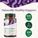 Vitamin B Complex Dietary Supplement - 100 Vegetable Capsules - For Overall Health