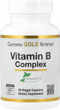 Vitamin B Complex, Thiamin B1, Riboflavin B2, Niacin B3, Pyridoxine B6, Biotin B7, Pantothenic Acid B5 And Pro Folate B9, Gluten Free, Non Gmo, 60 Veggie Capsules