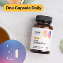 Vitamin D3 K2 Vitamin 5000 Iu - Vit D3 K2 Supplement For Calcium Absorption, Bone Strength, Cardiovascular & Immune Function Support, Soy-Free, Non-Gmo 30 Vegetarian Capsules