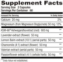 Weider Melatonin Free Sleep Aid Supplement With Ksm-66 Ashwagandha, Magnesium, Lavender, Lemon Balm, Chamomile, Valerian And Passionflower Extracts, Hormone & Drug- Free, Non-Habit Forming, 120Ct