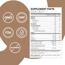 Wellthy Collagen Superfood Powder, Fights Stress & Fatigue, Cacao, Mushroom Powder - Organic Chaga & Reishi Extracts, Certified Organic Matcha, Allergen-Free & Non-Gmo