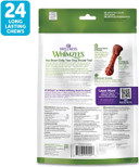 Whimzees Wellness Brushzees Dog Dental Treats, Natural Chews, Small Size Stick, (24 Count)
