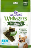 Whimzees Wellness Daily Brushzees Dog Dental Treats, Natural Chews, Small Size Stick, (14 Count)