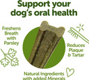 Whimzees Wellness Daily Brushzees Dog Dental Treats, Natural Chews, Small Size Stick, (14 Count)