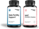 Wholesome Story His Basic Fertility Bundle: Fertility Supplements For Men | Nac Supplement N-Acetyl Cysteine 600 Mg