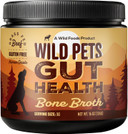 Wild Foods Dog Bone Broth Powder  100% Natural & 16Oz Us Made Bone Broth For Dogs Support Digestion, Gut & Joint Health  Non Fillers Rich In Gelatin, Glutamine & Proline