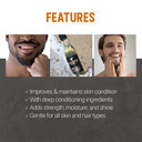 Woody'S Beard Wash For Men - Beard Wash And Conditioner, Cleanses Facial Hair & Skin, Aloe Vera & Chamomile Scent, 6.3 Fl Oz