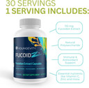 Youngevity Fucoidz - Pure Organic Maritech Fucoidan Extract & Cofactors (Vitamin C, Zinc, Elderberry + Botanical Blend) - Immune Support - Super Antioxidant - 60 Capsules