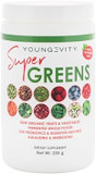 Youngevity Super Greens  Organic Superfood Powder With Fermented Fruits And Vegetables, Probiotics, Enzymes  Supports Digestion, Ph Balance, Energy  257G Canister