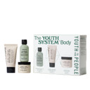Youth To The People The Youth System Body Care Set, 3-Pc Travel Giftset For Glowing Skin All Over, With Superfood + Niacinamide Cleanser, Smoothing Exfoliant Scrub, And Ultra-Luxe Body Butter
