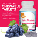 Zahler 1Mg Children'S Melatonin For Kids - Sleep Support And Quality Rest For Ages 4+ Delicious Natural Grape Flavor - Non Gmo Kosher Low Dose Childrens Melatonin 1 Mg (60)
