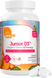 Zahler Junior D3 Vitamins 1000 Iu - For Kids - Vitamin D For Kids To Support Bone, Teeth & Immune Health - Kosher Orange Flavor - 120 Count