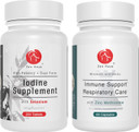 Zen Haus Iodine And Immune Bundle - 12.5 Mg Iodine Complex With The Immune And Respiratory Support Formula