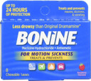 Bonine for Motion Sickness Chewable Tablets, Raspberry Flavored, 8 Each